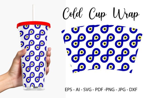 Blue Evil Eye Tumbler Design Nazar Graphics Review