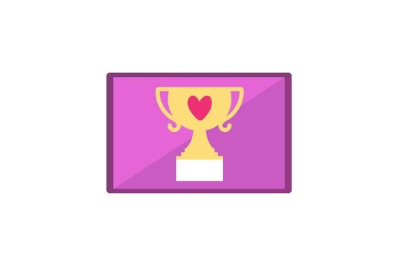 Championship Cup Illustration Graphics for Crafting