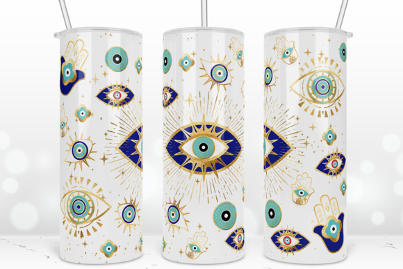 Evil Eye 20oz Skinny Tumbler Craft Graphics Review