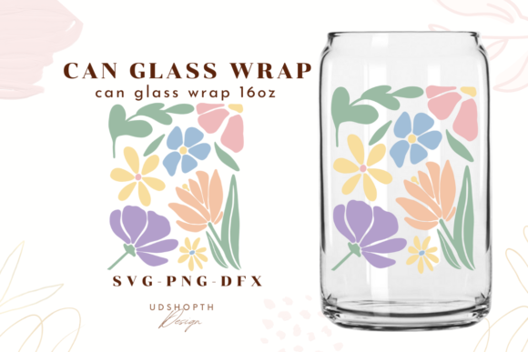 Flower Beer Can Glass SVG: Crafts & Graphics Review