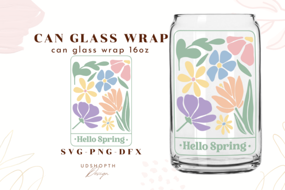 Flower Beer Can Glass Svg & Sprigs: A Crafts Graphics Review