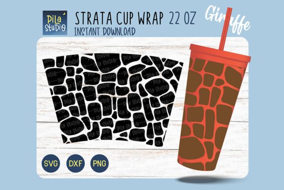 Giraffe Strata 22 Oz SVG Cricut Graphics & Illustration Review