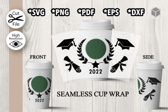 Graduation 2022 Hot Cup Wrap Template Embroidery Review