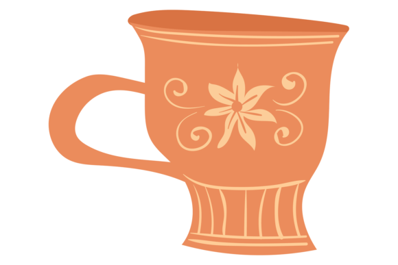 Hand Drawn Mug Icon for Craft Graphics & Illustrations
