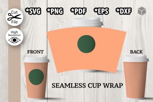 Seamless Hot Cup Wrap Template: A Designer’s Take