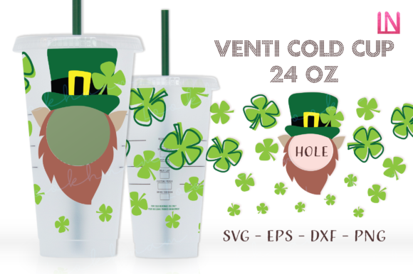 St Patrick Gnome Venti Cup Embroidery Design Review