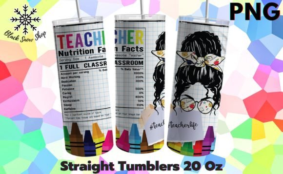 Teacher Nutrition Facts Tumbler Wrap: A Graphics & Crafts Review
