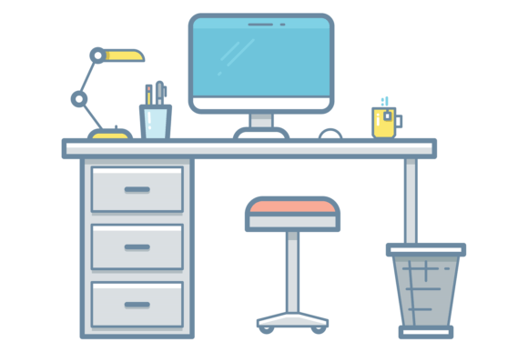 Workspace Color Icon Graphics & Illustrations Review